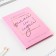 Diary 100 goals "Pink". A solid cover, glossy lamination, A5 format, 80 sheets.