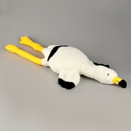 Soft toy "Flamingo", 90 cm, white color