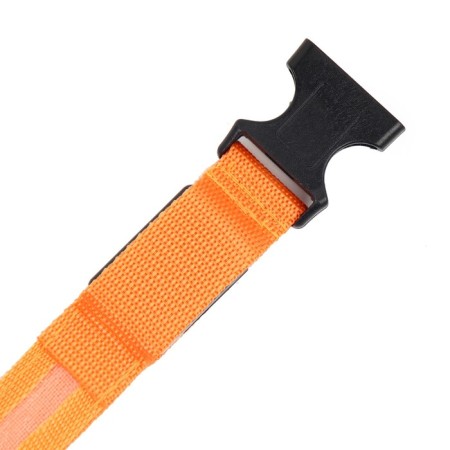 Collar with backlight size L, Osh 45-52 x 2.5 cm, 3 lumines of the glow orange-6