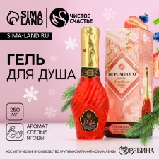 The shower gel “great happiness in the new year”, 250 ml, the aroma of ripe berries, pure happiness
