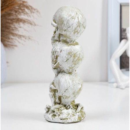 Figure "Skull Pyramid" 6x6x17cm-2