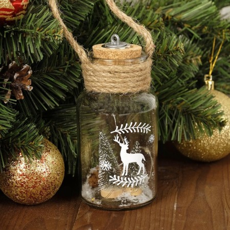 Happy New Year lighting decor 6 × 6 × 12.5 cm