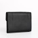 Women's wallet on the button, black color