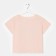 Shorted T -shirt "Hey Mickey" Mickey Mouse, pink color