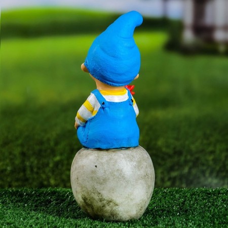 Garden figure "Boy on the ball" 11x10x25cm-2