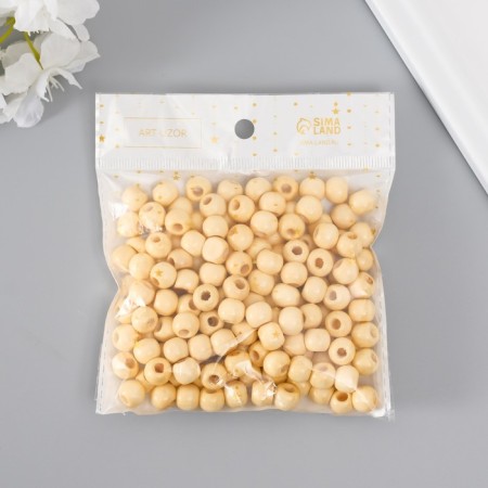 A set of beads for creativity "Natural" 50 g 1x0.9 cm-4