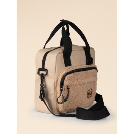 Baby bag, size 9x22x24.5 cm, beige color-1