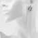 Earrings with the removable element "Transformer" Cross, black color in silver