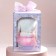 Soft toy "Bunny La Pu", in a dress, with a crown