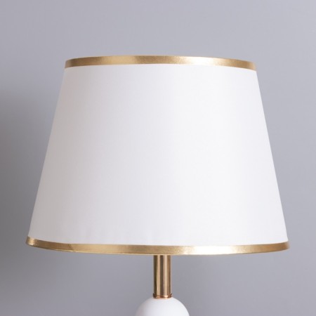 Table lamp "Lilo" 1x40W E27 white/gold 25x25x46.5cm-2
