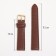 Watch strap, male, 18 mm, harness 75 mm, larynx 115 mm, genuine leather