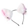 Carnival rim "anime ears", white color