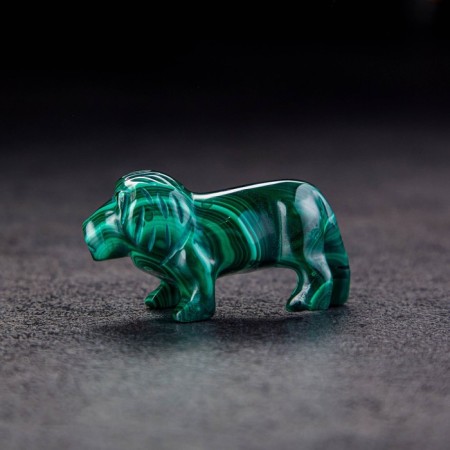 Souvenir "Leo middle", natural malachite-2