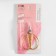 Scissors for needlework, mowed blade, 3.5 ", 8.5 cm, gold color