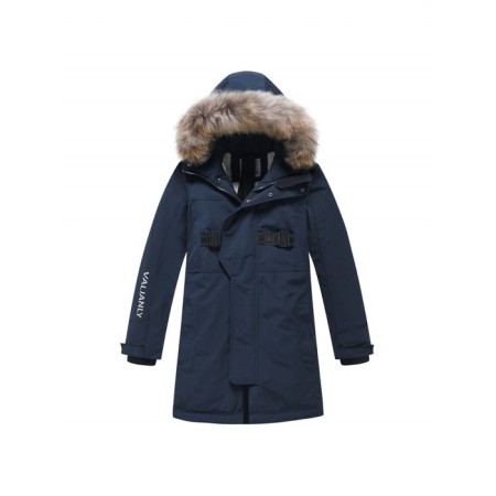 Winter park for a boy, height 140 cm, dark blue color