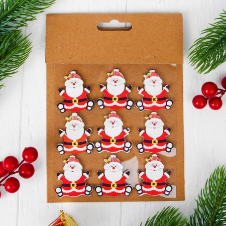 New Year's decor-tickle "Funny grandfather", a set of 9 pcs.
