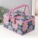 Casket for needlework "Kaleidoscope flowers" 19x26x14.5 cm