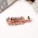 Hair hairpin "Joszy" leaflet, 8 cm