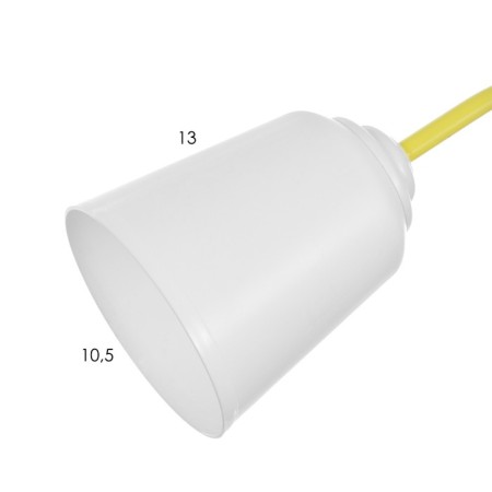 Causte "Online" (Tsil.) 5x15W E27 Model: BR 00281 Yellow 52x52x15cm-6
