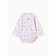 Body baby with a long sleeve, the color is milk, height 68 cm