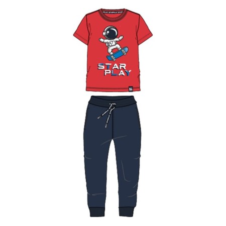 Set for a boy: T -shirt, trousers, height 104 cm-6