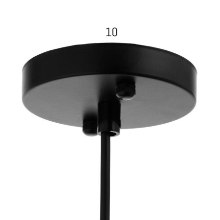 Lamp Bayerlux 88504/1 E27 40W Black-gold copper 22.5x22.5x27-127 cm-3