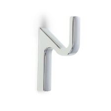 Furniture hook Cappio anemone, one -rod, chromium color