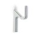 Furniture hook Cappio anemone, one -rod, chromium color