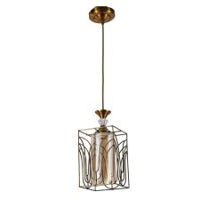 Lumber of the Surveillance Steaks 10280/1brs Tea+BRS, 1x60W, E27, 80x14x14 cm, bronze color