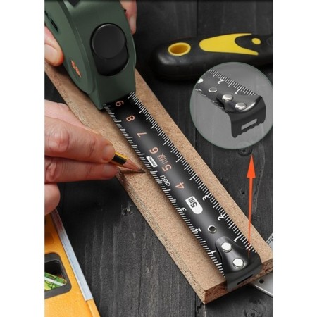 Deli HT8519L 112897 roulette, Softtach Corps, Green, 5 m x 19 mm-1