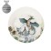 Porcelain dining Dilan "Dragosh", d = 25.5 cm, white color