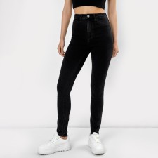 Women's jeans, black color, size 44-46 (W28 L32)