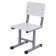 Chair Polini Kids City S "Pupil", 6 group, gray/white color