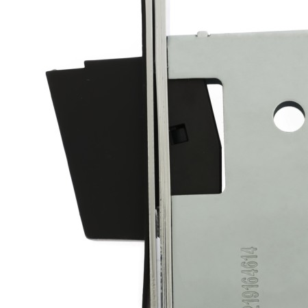 The latch is mortise magnetic, under the Lockland ZLK6CP cylinder, chromium color-4