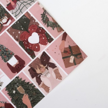 Paper Crafts "Stylish Girls", 50 x 70 cm, New Year-2