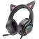 Hoco W107 cat headphones, game, full -size, luminous, microphone, 2 m, pink