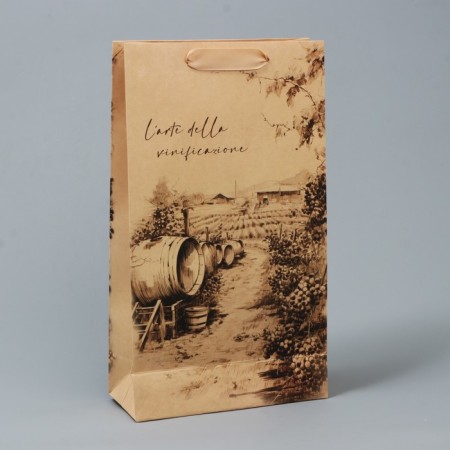 Gift package for two bottles, packaging, Winery, 35 x 20 x 9 cm-5