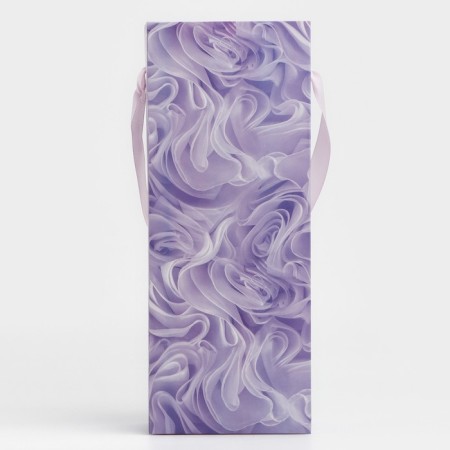 Package Pack for Flowers with a plastic window, Flowers, lilac, 30 x 12 x 8 cm-5