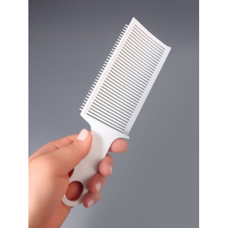 Comb d/barber d/haircuts with a machine 22*6.5*1.5cm plastic white package QF-3