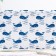 Stellyer box for storage with a lid "Whales", 25 × 20 × 17 cm, white color