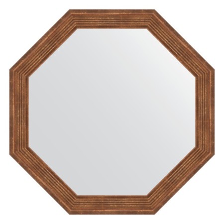Mirror in the baguette frame, dry reed 51 mm, 54x54 cm