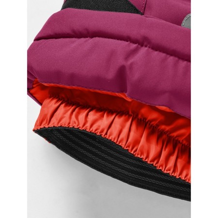 Ski costume for a girl, height 110 cm, burgundy color-16