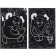 Engraving "Winnie-Puh" with a color effect, set 2 pcs, stack
