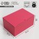 Gift folding box, packaging, Fuchsia, 22 x 15 x 10 cm