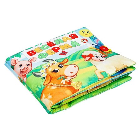 Developing toy-book "Fun Farm", 16 × 18 cm-5