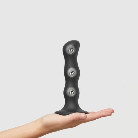 Fallomitator Strap-on-ume Dildo Geisha Ball M black, 16.5 cm-1