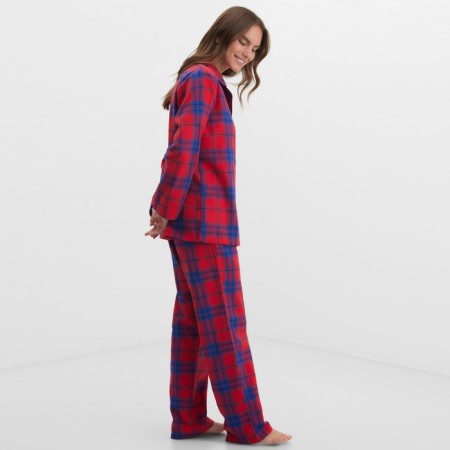 Пижама женская из фланели (рубашка и брюки) KAFTAN р.40-42-4
