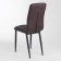 Chair "Quadro", black metal/aero wenge