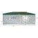 Sadovy tent 6*3m green, closed