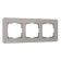 Frame W0032417, 3 Elite sockets, smoky, glass
